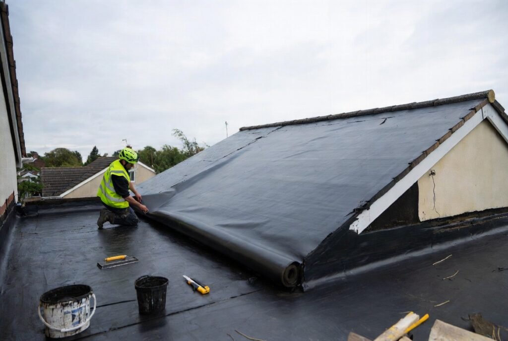 Flat roof emergency repair Reading RG1-RG8 – EPDM and GRP specialists