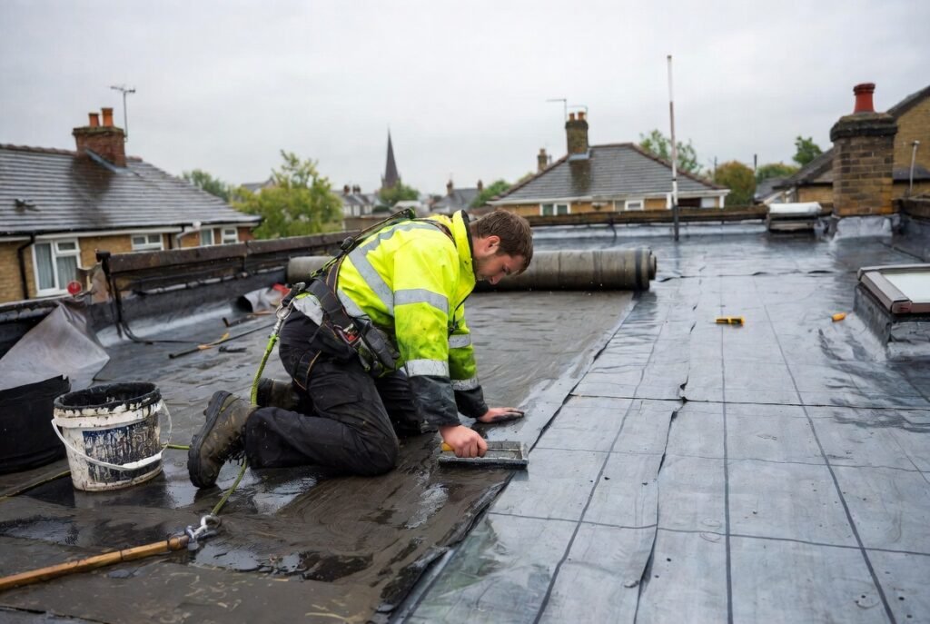 Professional flat roof emergency repair in Ealing